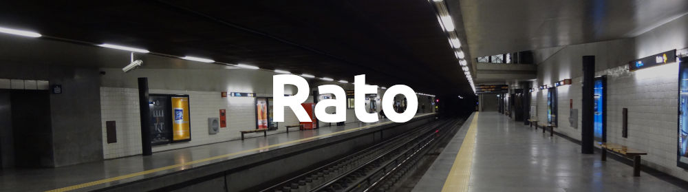 Obras na estação Rato
